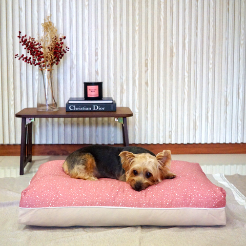 DreamCastle Dog Bed Pink Little Star Cover