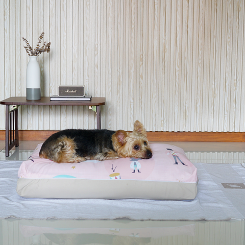 Pink Ballerina Dreamcastle Cooling Dog Bed