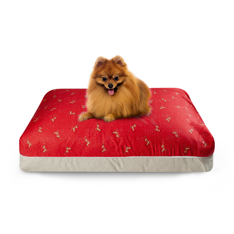 Reindeer Dreamcastle Cooling Dog Bed