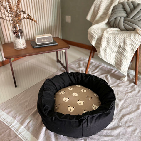Little Bear Cooling Round Dog Bed