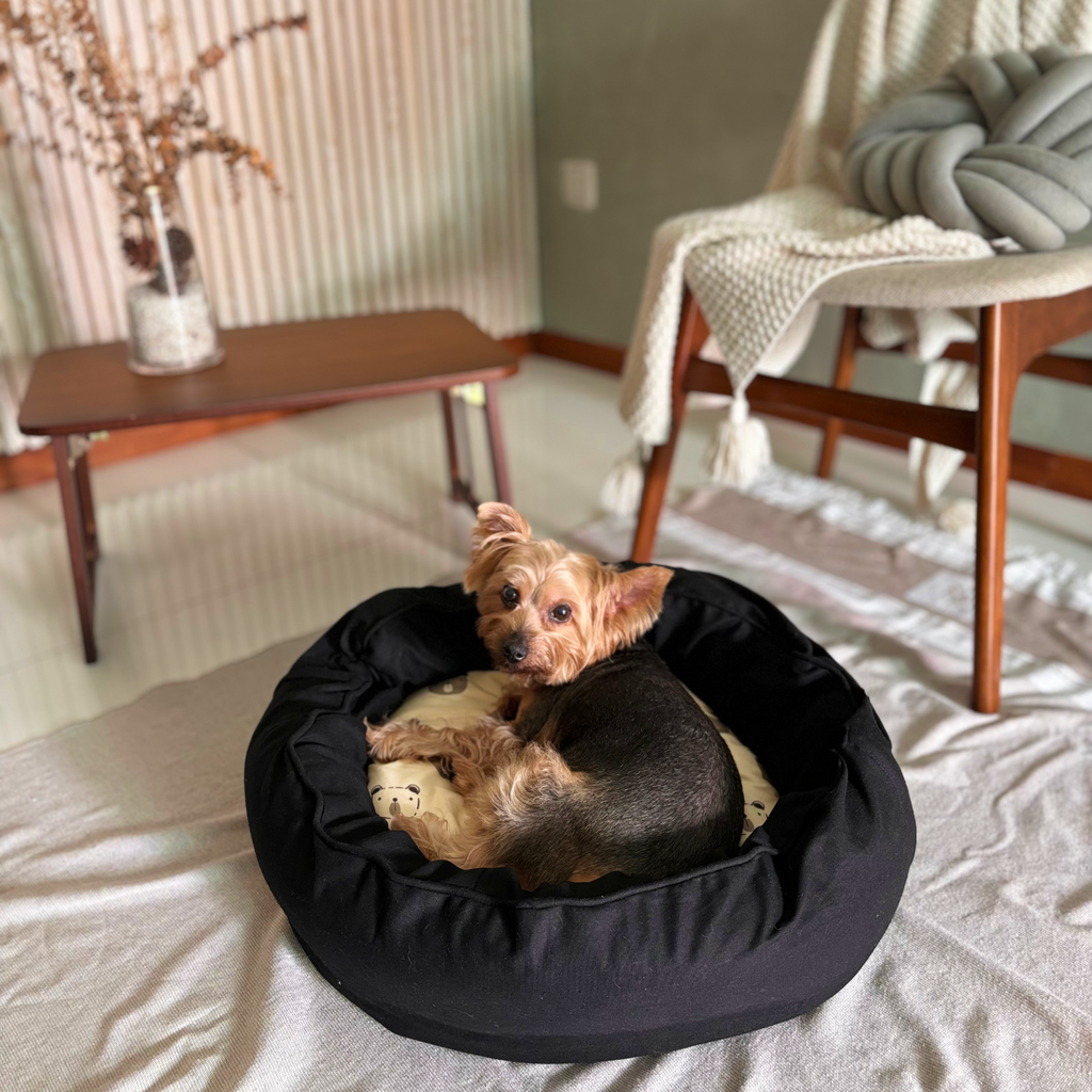 Calm Bear Dreamcastle Cooling Round Dog Bed
