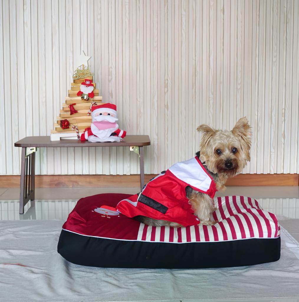Christmas Dog Bed Comfortable for small to medium breed
