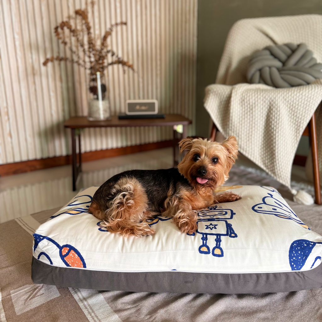 Space design dreamcastle dog bed